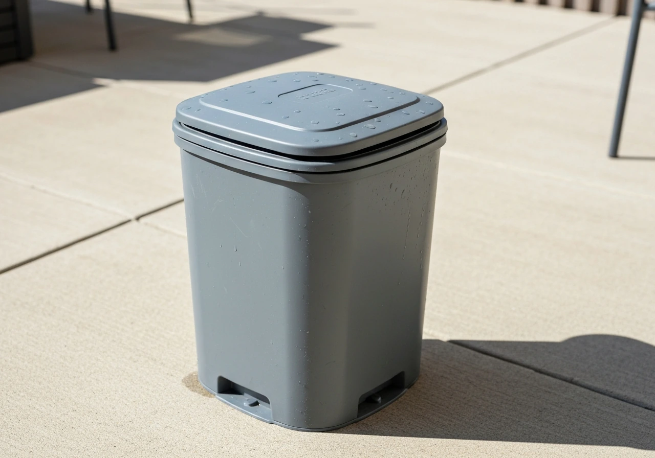 Patio Garbage Can With Lid: Sizing, Materials, Setup Tips