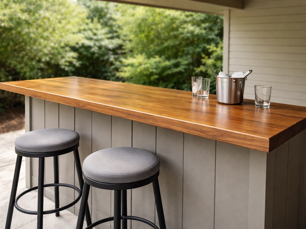 Patio Bar Top: Size, Layout, Materials, and Build Guide