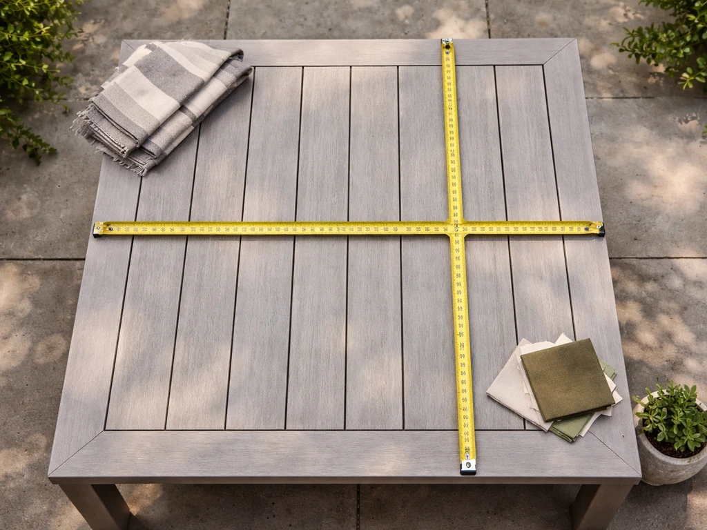 Patio Table Top View: How to Measure, Plan, and Order