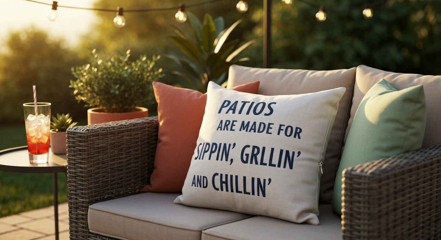 Patio Rules Pillow: Buyer's Guide, DIY Steps & Care Tips