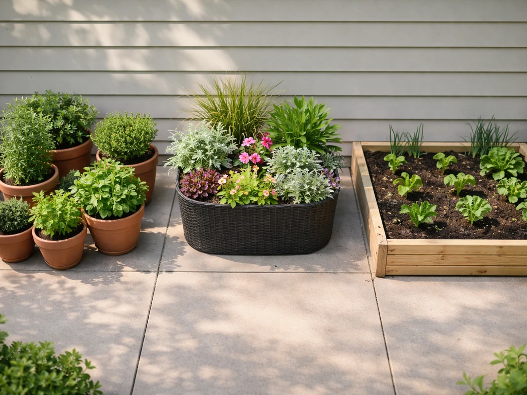 how to patio garden