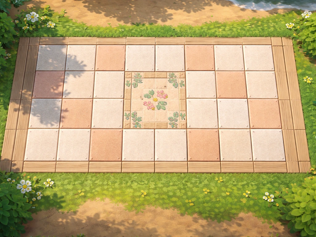 ACNH Patio Design Code: DIY Patterns, Layout Rules